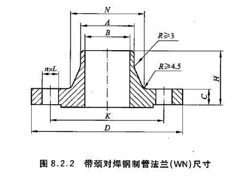 化工部法蘭結構圖